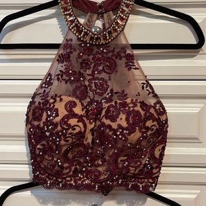 Two Piece Prom/ sweet 16 dress